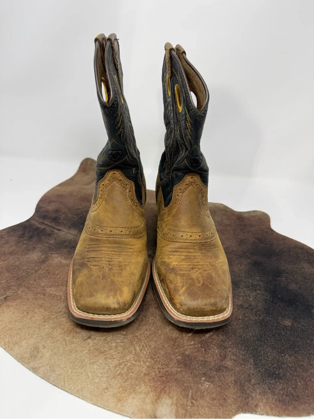 Ariat Kids' Heritage Roughstock Western Boots Sz 2 (QFGLCA)